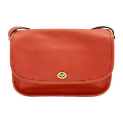 ◆◆ COACH コーチ ショルダーバッグ  19703 オレンジ Cランク