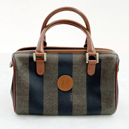  FENDI フェンディ ミニボストンバッグ ペカン柄 アンティーク アンティーク