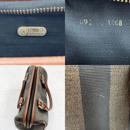  FENDI フェンディ ミニボストンバッグ ペカン柄 アンティーク アンティーク