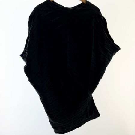  ISSEY MIYAKE イッセイミヤケ カットソー チュニック Mサイズ ブラック