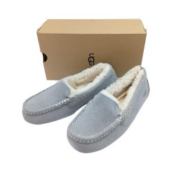 ◆◆ UGG アグ モカシン 靴 UGG アグ ローファー S/N1106878 ライトグレー Sランク