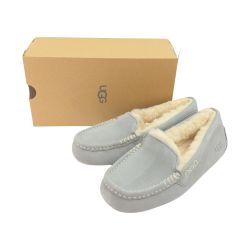 ◆◆ UGG アグ モカシン 23cm S/N1106878 ライトグレー Aランク