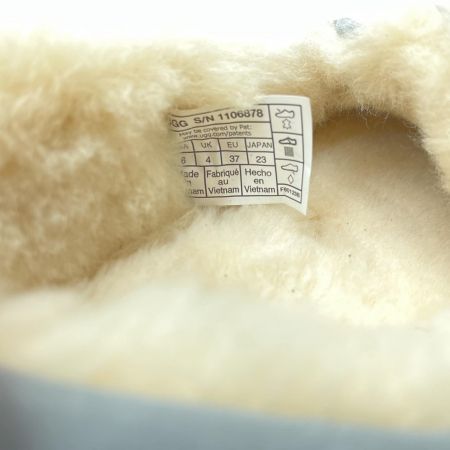  UGG アグ モカシン 23cm S/N1106878 ライトグレー