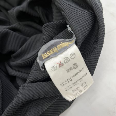  ISSEY MIYAKE イッセイミヤケ ベアトップ チューブトップ Mサイズ JY55029 ブラック