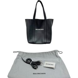 ◆◆ BALENCIAGA バレンシアガ ミニトートバッグ エブリデイ トート ショルダー XXS 551815.1000.T.002123 ブラック Cランク