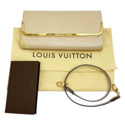 ◆◆ LOUIS VUITTON ルイヴィトン ヴェルニ ローズ・アンジェリーク バッグ ショルダーバッグ 変色有 M90070 ベージュ Bランク