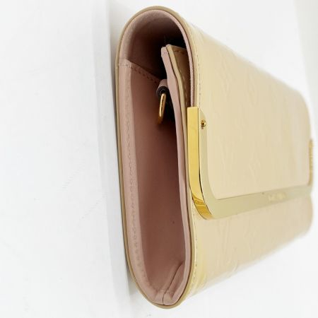  LOUIS VUITTON ルイヴィトン ヴェルニ ローズ・アンジェリーク バッグ ショルダーバッグ 変色有 M90070 ベージュ