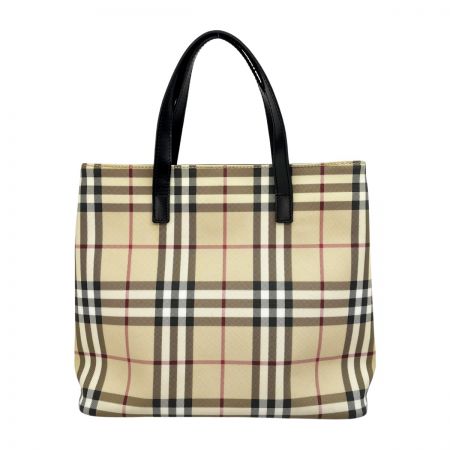  BURBERRY バーバリー バッグ ハンドバッグ　ノバチェック ブラウン