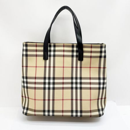  BURBERRY バーバリー バッグ ハンドバッグ　ノバチェック ブラウン