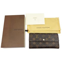 ◆◆ LOUIS VUITTON ルイヴィトン 長財布 モノグラム ポルトフォイユ・サラ M61734 Cランク