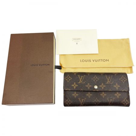  LOUIS VUITTON ルイヴィトン 長財布 モノグラム ポルトフォイユ・サラ M61734