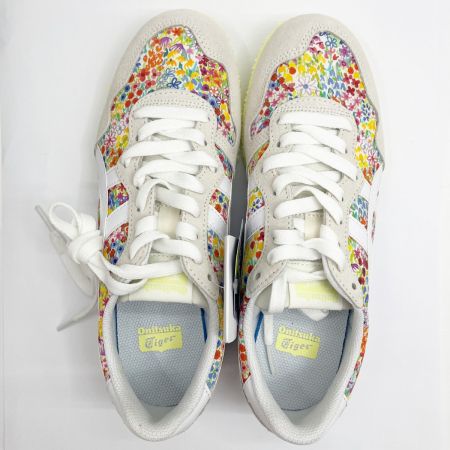  Onitsuka Tiger オニツカタイガー スニーカー ローカット 花柄 1183b919-100 ホワイト