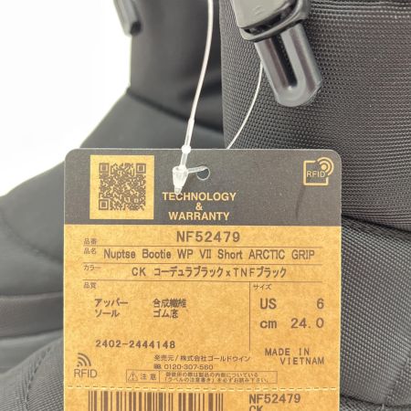  THE NORTH FACE ザノースフェイス ショートブーツ 24cm NF52479 ブラック