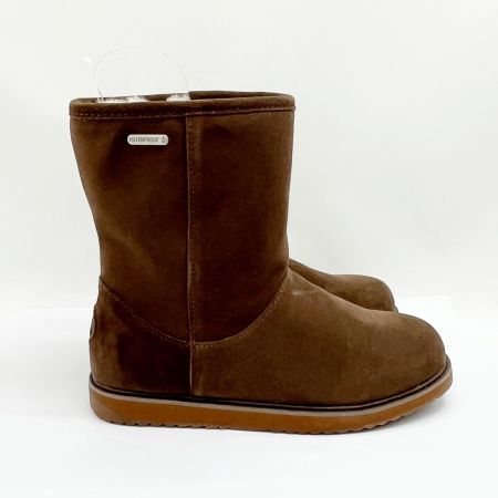  EMU エミュー ショートブーツ ムートンブーツ 23cm 箱付 レディース W11590 ブラウン