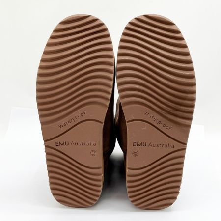  EMU エミュー ショートブーツ ムートンブーツ 23cm 箱付 レディース W11590 ブラウン