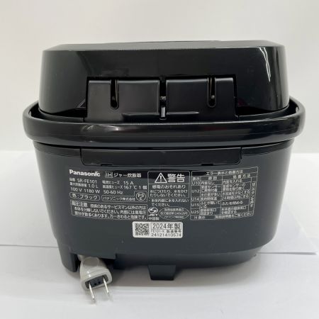  Panasonic パナソニック IH炊飯ジャー 炊飯器 2024年製 5.5合(1.0L) SR-FE101 ブラック