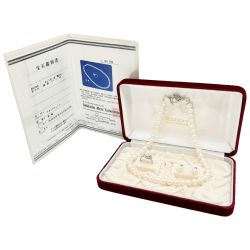 ◆◆  アコヤ真珠 パールリングpt900 7.6g/ パールイヤリングWGK14 2.4g/ネックレス SV925 42.4g 3点セット Bランク