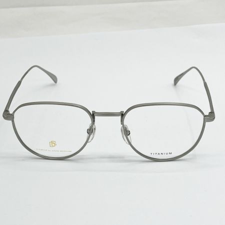  DAVID BECHAM 眼鏡フレーム シルバー デイヴィッド・ベッカム ケース付き シルバー