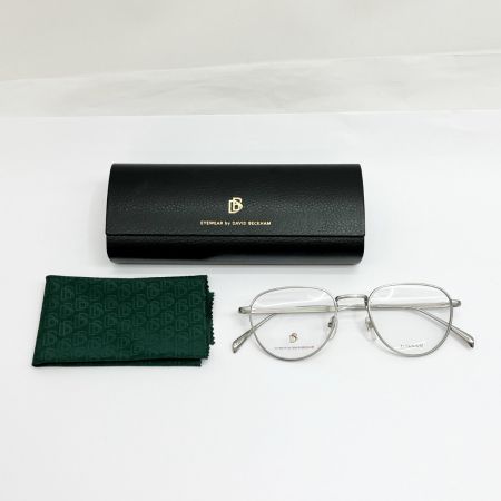  DAVID BECHAM 眼鏡フレーム シルバー デイヴィッド・ベッカム ケース付き シルバー