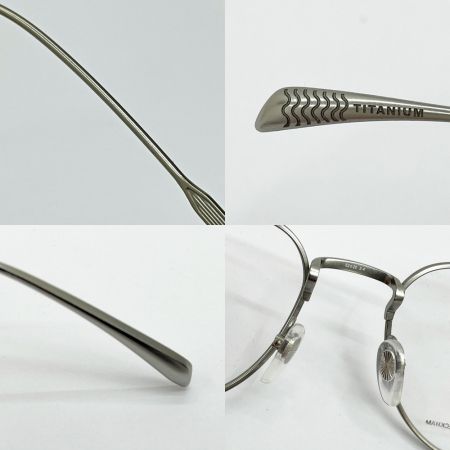  DAVID BECHAM 眼鏡フレーム シルバー デイヴィッド・ベッカム ケース付き シルバー