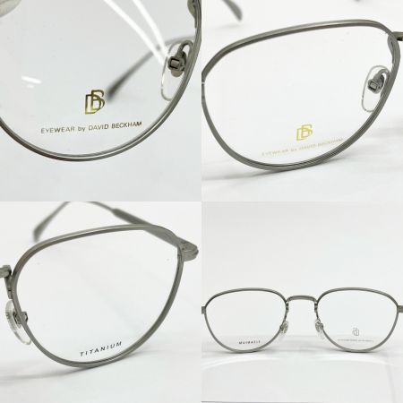 DAVID BECHAM 眼鏡フレーム シルバー デイヴィッド・ベッカム ケース付き シルバー