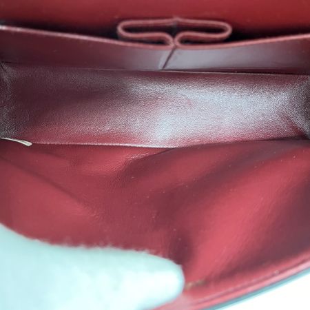  CHANEL シャネル マトラッセ Wフラップ チェーン ショルダー ブラック x ゴールド