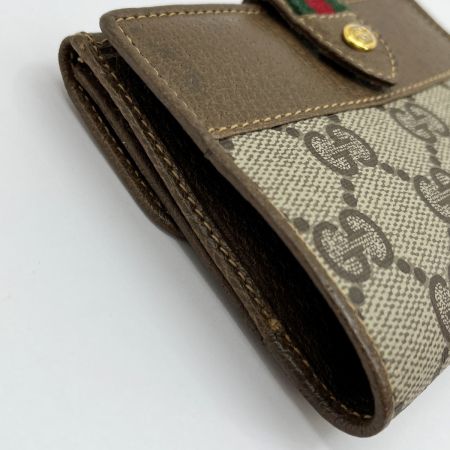  GUCCI グッチ OLD GUCCI 2つ折り財布 箱付  904－03－106 ブラウン