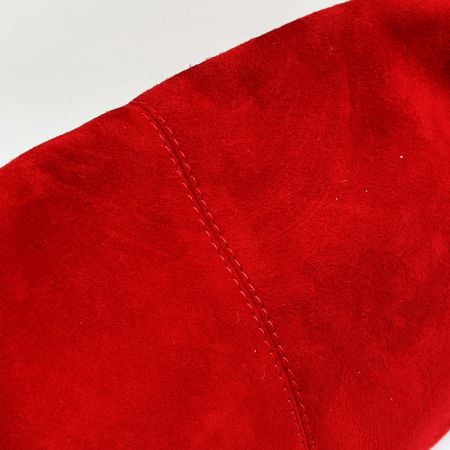  FENDI フェンディ マンマバケット スエード バッグ 肩掛け ハンド 2813-26424-009 レッド