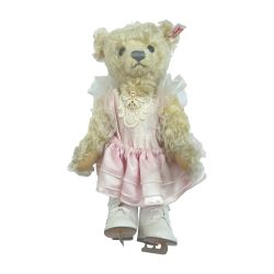 ◆◆ シュタイフ 日本限定 トリノ オリンピック テディベア 本体のみ 汚れ有 Bランク