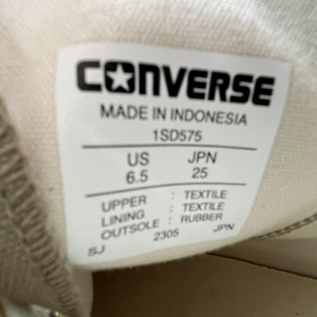  CONVERSE コンバース ハイカットスニーカー 靴 25cm  1SD575 グレー