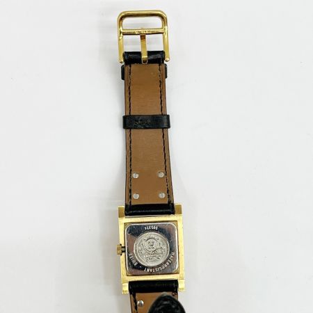  HERMES エルメス メドール 腕時計 レディース 595374 ゴールド x ホワイト x ブラック
