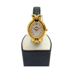 ◆◆ FENDI フェンディ 腕時計 レディース チェンジベルトウォッチ  640L ゴールド x ホワイト Dランク