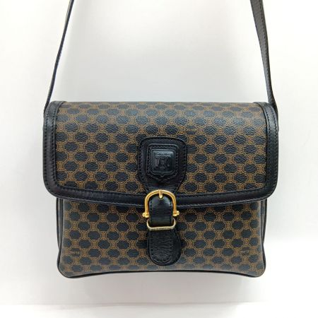  CELINE セリーヌ ショルダーバッグ トリオンフロゴ ヴィンテージ DM97/2 ブラック