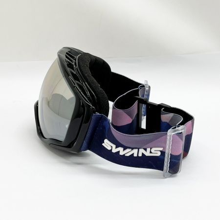  SWANS スワンズ ゴーグル ベルトパープル スキー スノーボード ウィンター用品 ブラック