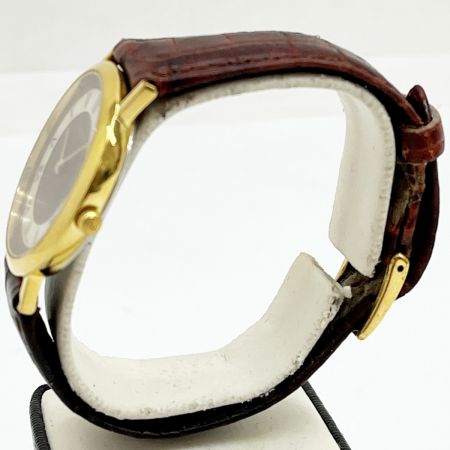  Burberrys バーバリーズ 腕時計 メンズ 稼働品 シェル 6000G ボルドー x ゴールド