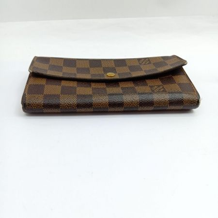  LOUIS VUITTON ルイヴィトン 長財布 ダミエ ポルトモネクレディ ca0095