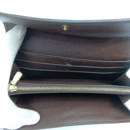  LOUIS VUITTON ルイヴィトン 長財布 ダミエ ポルトモネクレディ ca0095