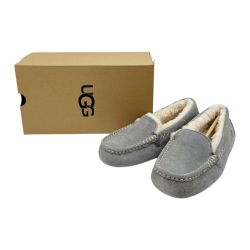 ◆◆ UGG アグ モカシン 25cm レディース 1106878 ライトグレー Aランク