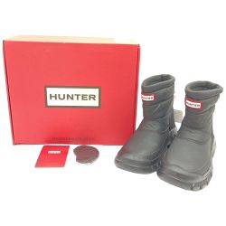 ◆◆ HUNTER ハンター ブーツ スノーブーツ ブラック US7 62291 ブラック 25cm Aランク