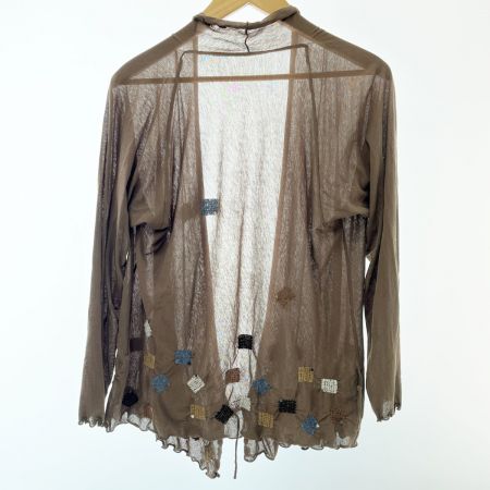  JURGEN LEHL ヨーガンレール カーディガン Mサイズ ブラウン系 レディース