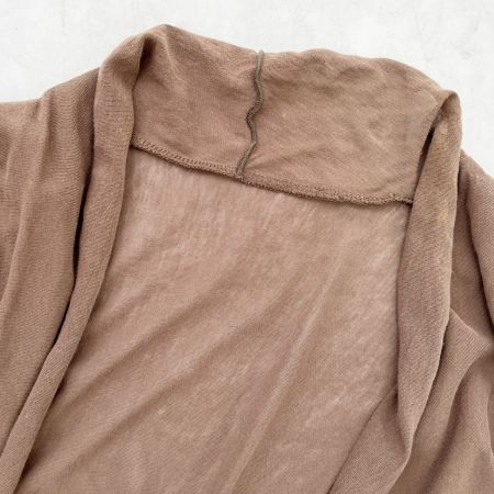  JURGEN LEHL ヨーガンレール カーディガン Mサイズ ブラウン系 レディース