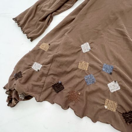  JURGEN LEHL ヨーガンレール カーディガン Mサイズ ブラウン系 レディース