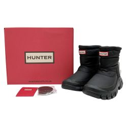 ◆◆ HUNTER ハンター ウィンターブーツ 25㎝ レディース 62291 ブラック Aランク