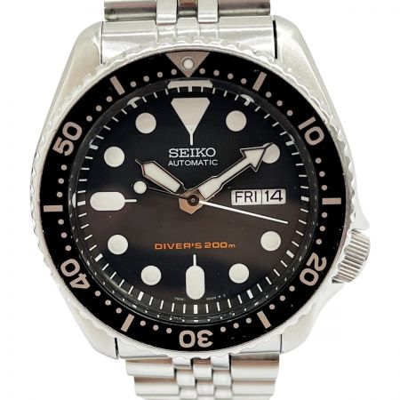  SEIKO セイコー ダイバーズ 200ｍ メンズ 腕時計 7s26-0020 ブラック