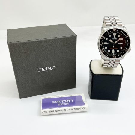  SEIKO セイコー ダイバーズ 200ｍ メンズ 腕時計 7s26-0020 ブラック