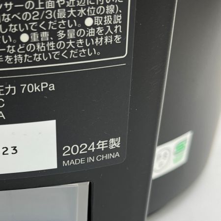  IRISOHYAMA アイリスオーヤマ 電気圧力鍋 4L 2024年製 PMPC-MA4 ブラック