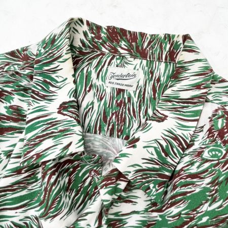  TENDERLOIN テンダーロイン アロハシャツ メンズ Lサイズ グリーン