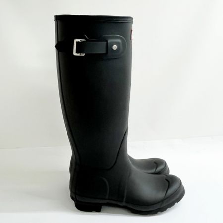  HUNTER ハンター レインブーツ 25cm レディース ブラック