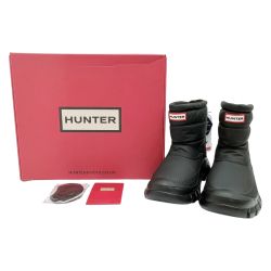 ◆◆ HUNTER ハンター ショートブーツ 62291 約25cm レディース ブラック Aランク