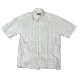 ◆◆ TENDERLOIN テンダーロイン コットン 半袖 シャツ 刺繍 ホワイト Bランク